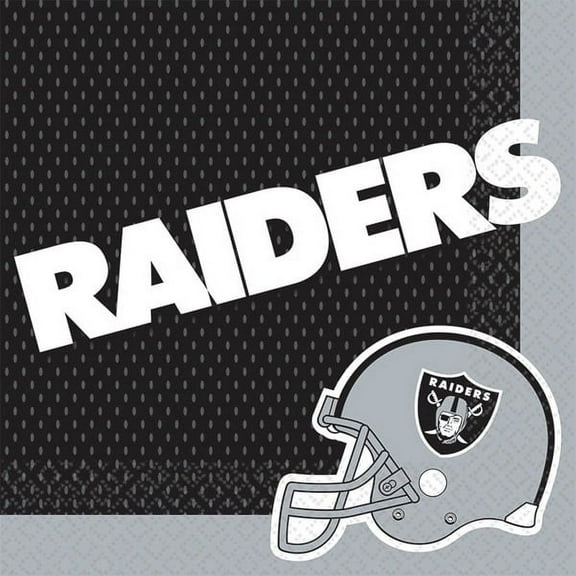 Partypro 512346 Oakland Raiders Lunch Napkin