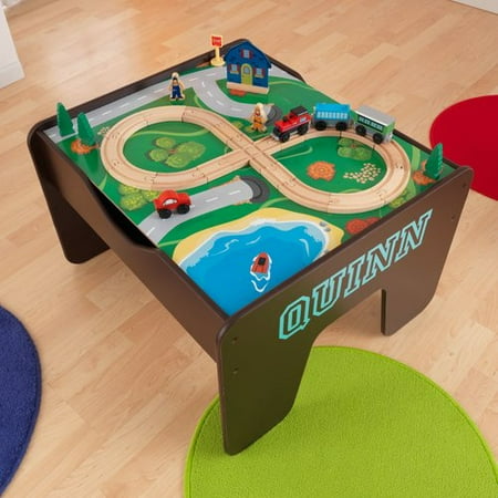 KidKraft 2-in-1 Activity Table - Espresso