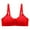 Red, variant on QLEICOM Everyday Bras for Women, Women's Comfort Lift Wirefree Bra Plus Size Bras No Steel Ring Push Up Underwear Vest-Style Sleep Brass No Underwire Purple Cup 40/90BC