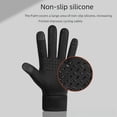 thumbnail image 4 of Guantes térmicos de invierno para hombre y mujer, etiqueta horizontal, unilaterales, deportivos, antideslizantes, con pantalla táctil, a prueba de viento, impermeables, a prueba de frío, de algodón, 4 of 6