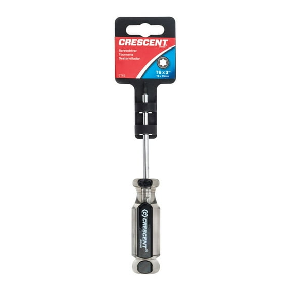 Crescent  T6   x 3 in. L Screwdriver  1 pc.