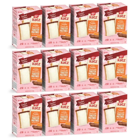 Toaster Pastries - Pumpkin Cheesecake |Gluten Free, Dairy Free, Nut Free, Soy Free, Kosher | (12 Pack, 8.0 Ounce Each)