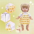 thumbnail image 3 of Girl Doll Clothes and Accessories Gift - 8 pcs Alive-Baby Doll Clothes Dress Outfits for 12 Inch Dolls, 6 Complete Sets Clothing of Dresses Cloak Onesies Pajamas, Gifts, 3 of 5
