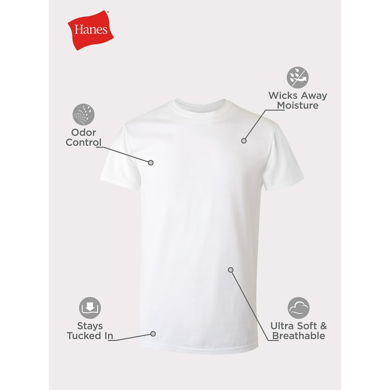 Camiseta Cinza do t-shirt do Hanes ComfortSoft® das