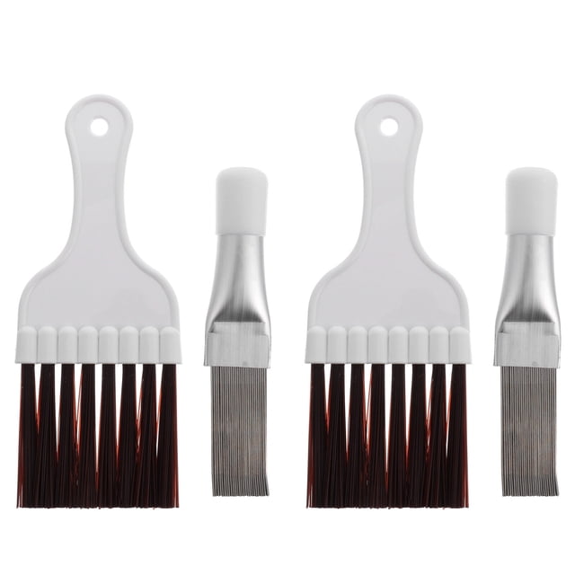 MasteelfCA 4pcs/set Air Conditioner Condenser Fin Comb Fin Cleaning Brush Whisk Brush