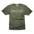 thumbnail image 4 of Mens Pilot Heart Beat T-shirt Aviation Gifts Aviation Heart Beat Shirt Pilot Gifts (Large Navy Blue), 4 of 6
