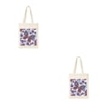 thumbnail image 4 of Moyic Bolso de lona, bolso de mano para pintar, bolso de compras, mano de obra fina multicolor, bolsos de punto multiusos de larga 016-28*35 2Conjunto, 4 of 6