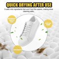 thumbnail image 3 of Potente quitamanchas compatible con zapatos blancos con gel antiamarilleo, solución de 100 ml., 3 of 5