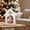 White-3, variant on Fmbmuo House Miniature Christmas Village Sets White 1 pcs Wood Christmas Ornaments， Traditional Heartwarming Decor for Entryway Table Decor
