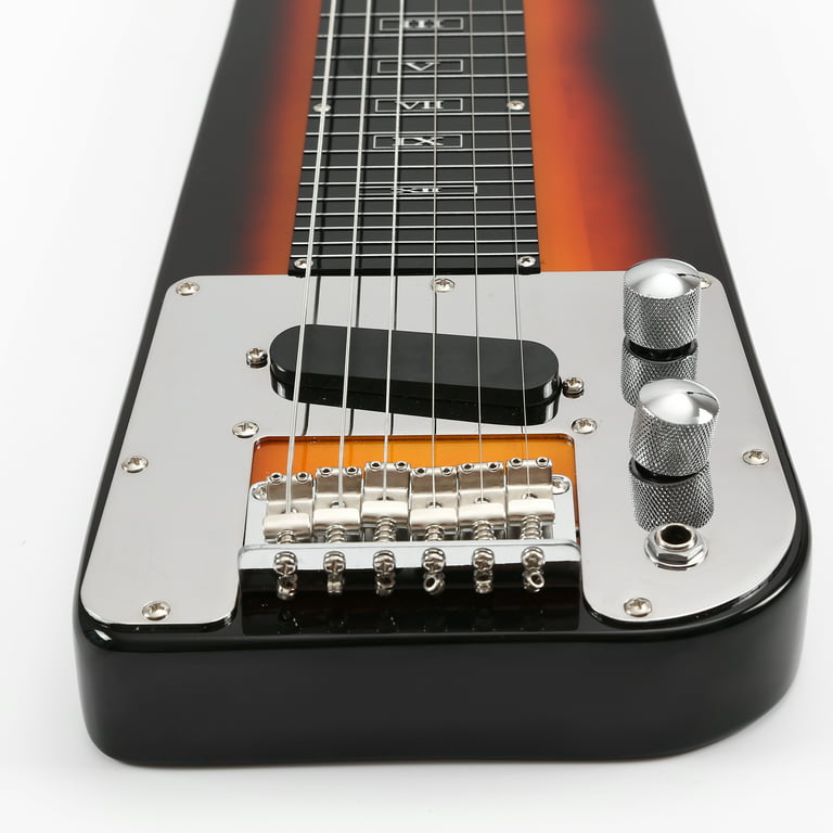 Batking Lap Steel Guitar 6 String Slotted Head Stock Electric Slide Steel  Guitar