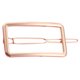 thumbnail image 2 of Soporte forma geométrica cuadrada con pinzas para el cabell mujer dorado Macarena Pinza de pelo geométrica rectangular, 2 of 8