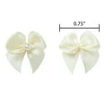 thumbnail image 2 of Offray accessories, cream 5/8 inch value pack 2 loop bow with pearl accessor yard for wedding, hair clips, and scrapbooking, 40 count, 1 package, 2 of 11