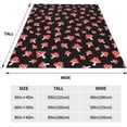 thumbnail image 5 of Mushroom Blanket,Fleece Soft Lightweight Cozy Warm Throws Blankets,Kids and Adults Birthday Gifts for Bed, Sofa, Couch, Camping 50"X40", 5 of 6