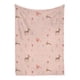 thumbnail image 2 of Cobija Manta FRAZADA Para Bebé Juana Gallo Diseño de Venado Rosa Ultra Suave y ligera, 2 of 6