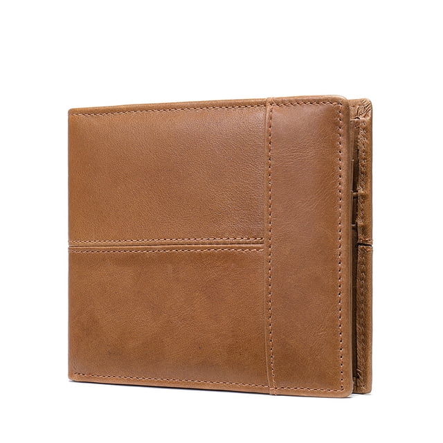 TITAKING Mens Leather Wallet Rfid Blocking Multi-card Bifold Coin Wallet