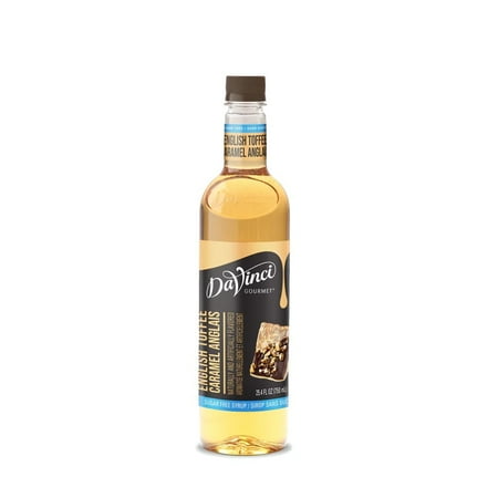 DaVinci Gourmet Sugar-Free English Toffee Syrup, 750 ml
