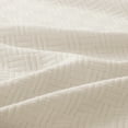 thumbnail image 6 of Host & Home Cotton Basketweave Bed Blanket, Lightweight, Queen Size 90x90, Beige, 6 of 6