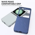 thumbnail image 6 of SaniMore for Samsung Z Flip 5 Case, Slim Fit Cover with Hinge Protection & Lens Protector Compatible with Samsung Galaxy Z Flip 5 2023, Darkblue, 6 of 6