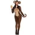 thumbnail image 4 of Leg Avenue Women's Cheeky Monkey Halloween Costume, Brown, Medium, 4 of 5