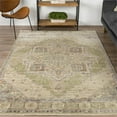 thumbnail image 2 of Addison Rugs Essex 3'1" x 5'4" Replica Heriz Fabric Area Rug in Green, 2 of 12