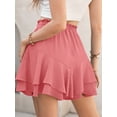 thumbnail image 5 of Cueply Womens Shorts Flowy Mini Tennis Skirt Ruffle Tiered Skorts Running Workout Sports Shorts, 5 of 6