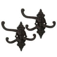 thumbnail image 5 of GOOHOCHY 2pcs Iron Art Hooks Wall Mounted Antique Iron Towel Coat Bag Hook with Swivel Arms, 5 of 8