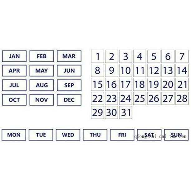 Whiteboard Calendar Bundle (Dates, Days Of The Week, Months) By