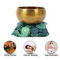 thumbnail image 4 of IBA Indianbeautifulart Tibetan Singing Bowl Musical Instrument For Meditation W/ Stick & Cushion Handcrafted In Nepal Bowl For Relaxation, Yoga & Spiritual Healing, 4 of 7