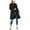 Black - black, variant on I-N-C Womens Ponte Coat navy S