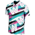 thumbnail image 2 of Men's ProSphere Teal/White WWE 90s Jazz Cup Polo, 2 of 3
