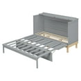 thumbnail image 6 of Harper & Bright Designs Queen Murphy Bed Wall Bed, Queen Size Cabinet Bed Folding Wall Bed for Guest Room Office, Gray, 6 of 17