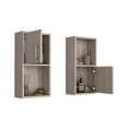 thumbnail image 6 of TUHOME Oba Medicine Cabinet Beige Engineered Wood, 6 of 6