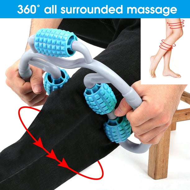 Masajeador De Piernas Con Abrazadera De 360 grados Masajeador De Piernas Con Abrazadera De Pierna Delgada Para Ajuste De Postura De Yoga Fitness Para Aliviar El Dolor ANGGREK Otros Walmart en linea