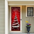 thumbnail image 1 of Cow And Snowman Door Sign Decorative Tapestry Holiday Party for Home Entrance, 1 of 5