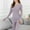 Light Blue, variant on snowsong Thermal Underwear for Women,2024 Hot Women's Solid Fitted Cotton Wool Thermal Long Sleeve Long Pants Underwear Set,Pajamas Set,Undershirts Long Sleeve,Thermal Suit, Khaki M