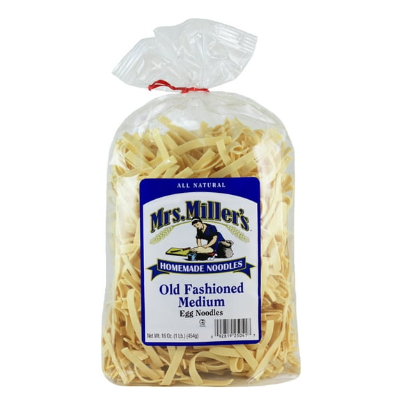 Mrs. Miller's Old Fashioned Medium Noodles 16 oz. Bag (3 Bags)
