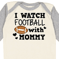 thumbnail image 4 of Inktastic I Watch Football with My Mommy Boys Long Sleeve Baby Bodysuit, 4 of 5