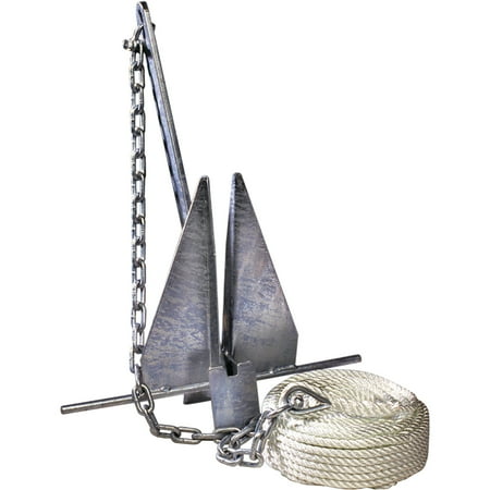 797 Anchor Kit - Tie Down Engineering Super Hooker Anchor Kit Includes Anchor, Anchor Line, Anchor Chain and 2 Shackles