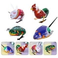 thumbnail image 3 of 4Pcs Iron Animal Wind Up Toys Funny Jumping Playthings Kids Toys, 3 of 8