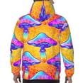 thumbnail image 7 of Salouo Magic Mushrooms Pattern Men's Fall Hoodie Sweatshirt,Sport Hoodie with Pockets for Men Pullover Casual Hooded Sweatshirt-Medium, 7 of 7