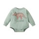 thumbnail image 1 of Gibobby Mameluco niño Conjunto de mono de manga larga con estampado de dinosaurio de otoño para bebés recién nacidos y niñas(Azul, 12-18 Meses), 1 of 5