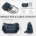 thumbnail image 3 of VOLGANIK ROCK Bolsos para mujer, bolso de hombro de piel sintética suave, bolso cruzado para mujer, bolso de bolsillo ligero, 3 of 5