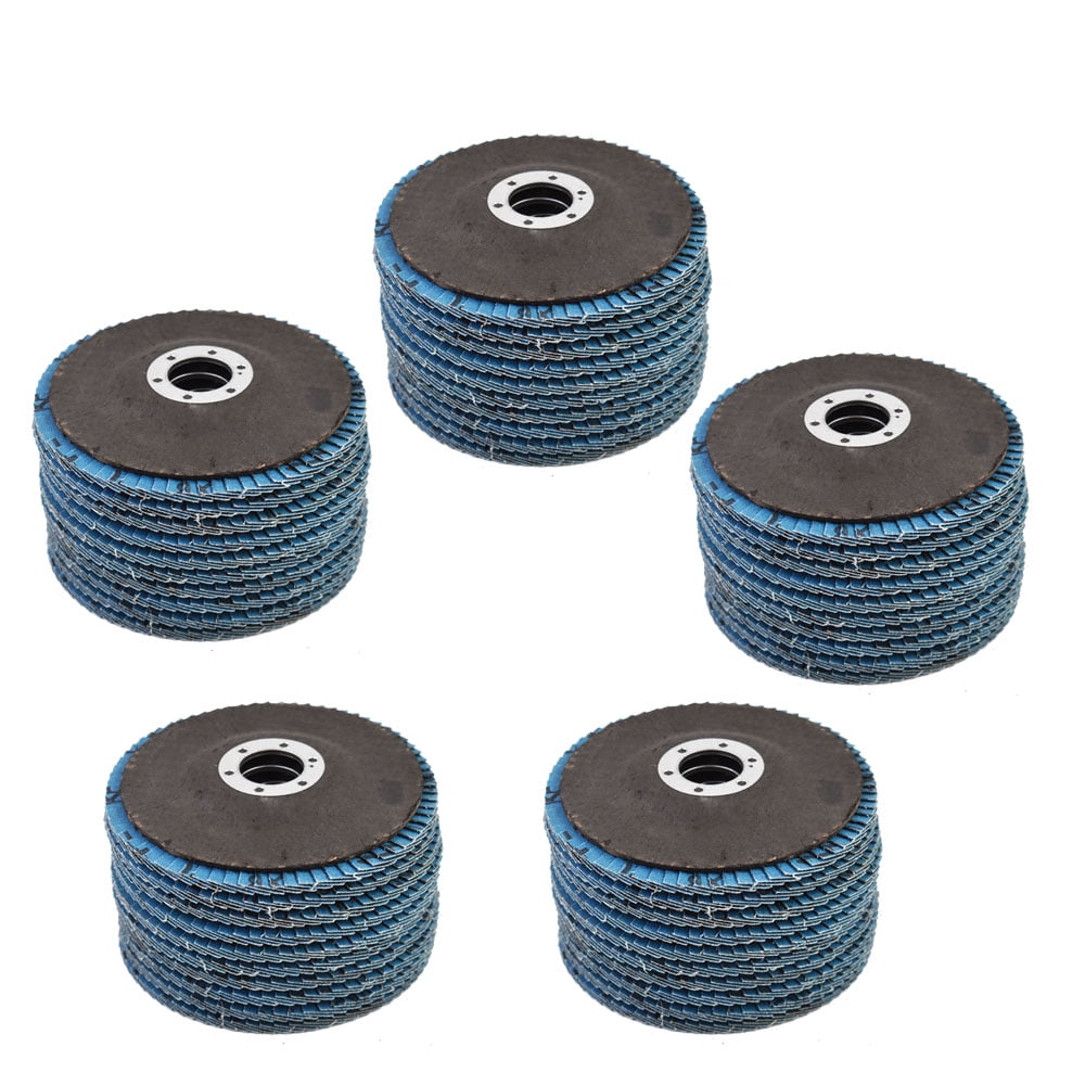 Pack Of 10 Flap Discs 125 Mm, 80 Grit For Angle Grinder, Flap - View #4