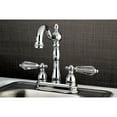 thumbnail image 2 of Kingston Brass KB1491WLL Wilshire Two-Handle Bar Faucet, Polished Chrome, 2 of 4