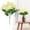 Green, variant on 1 Bunch Artificial Hydrangea Bouquet, Real touch Fake Flower for Home Table Centerpiece, Wedding Decor Festival Bouquet, Uv Resistant Silk Plant (Pink)