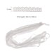 thumbnail image 2 of WEUVEB Decorative White Lace Fabric Cotton Applique with Flower Border for Wedding Dress, 2 of 7