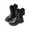 Z01 Black, variant on Girls Boots - Girls Ankle Booties Toddler To Kids Winter Autumn Spring Casual Dressy Bowknot Comfortable Elastic Cute Shoes Soft Sole - Toddler Boots,Color:Brown,Size:2-2.5 Years