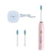 thumbnail image 2 of Cepillos de dientes eléctricos Cepillo de dientes / USB recargable 5 modos de limpieza que incluyen temporizador / 1x Host / 2x Cepillo Cepillo de dientes recargable cepillo de dientes para el hogar, 2 of 3