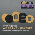 thumbnail image 6 of CoverGuard Center Cut Overpatches for Dexcom G7, 25 Count Black – Waterproof Latex-Free CGM Sensor Covers with Non-Adhesive Center, 6 of 12