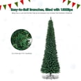 thumbnail image 6 of Topbuy 9'Artificial Slim Christmas Tree Pencil Shape Home Holiday Decoration Green, 6 of 9